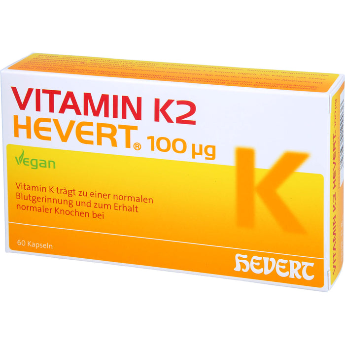 Vitamin K2 Hevert 100 µg Kapseln, 60 St. Kapseln