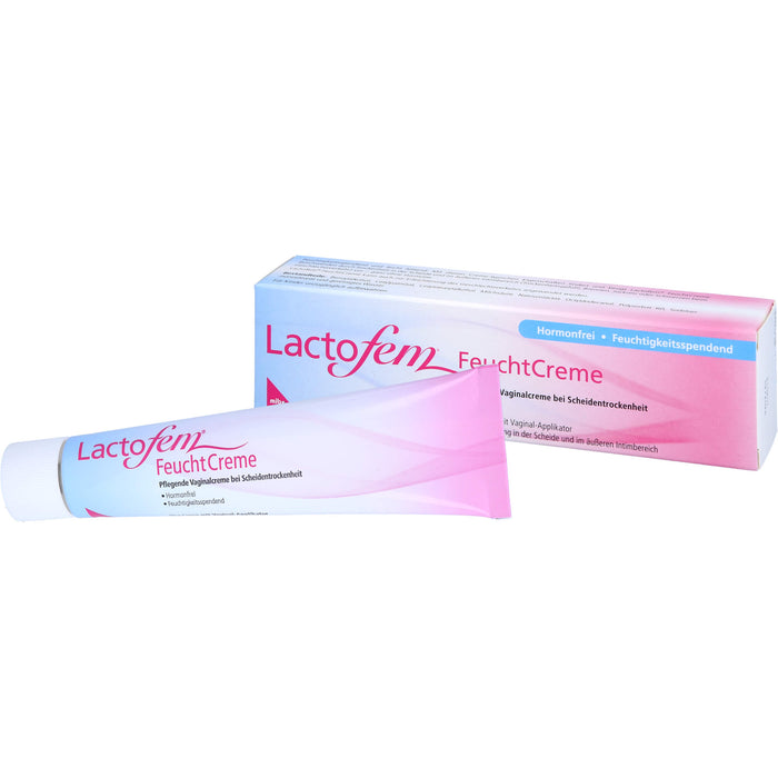 Lactofem FeuchtCreme pflegende Vaginalcreme bei Scheidentrockenheit, 50 g Creme