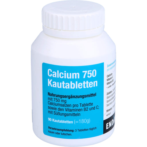 Endima Calcium 750 Kautabletten, 90 St. Kautabletten