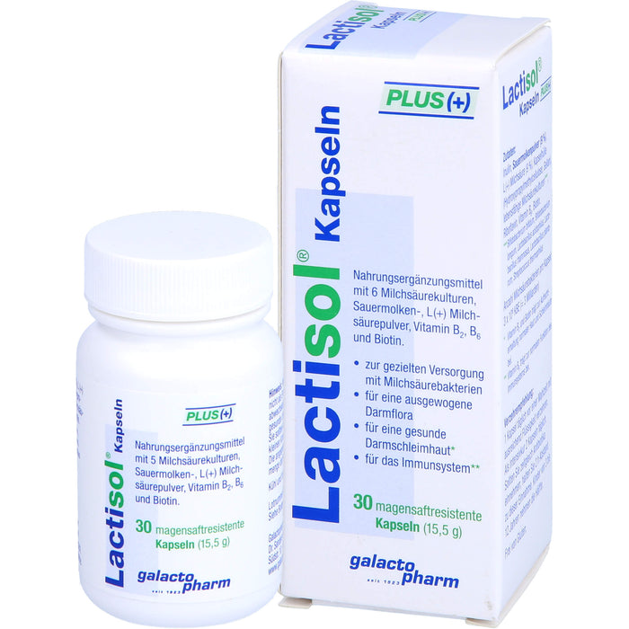 Lactisol Kapseln Plus, 30 St. Kapseln