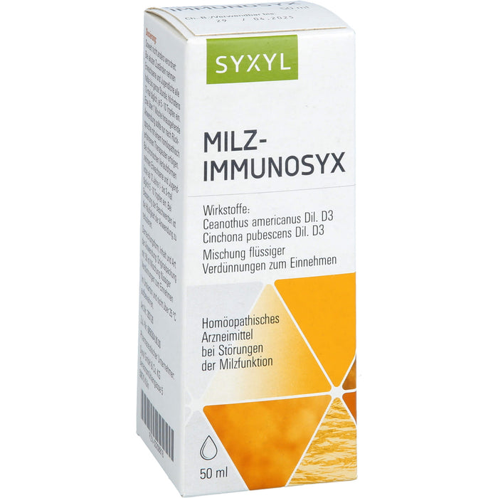 SYXYL Milzimmunosyx Mischung bei Störungen der Milzfunktion, 50 ml Lösung