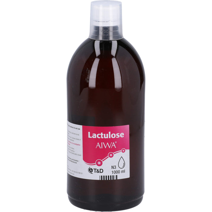 Lactulose AIWA 670 mg / ml Lösung bei Verstopfung, 1000 ml Lösung