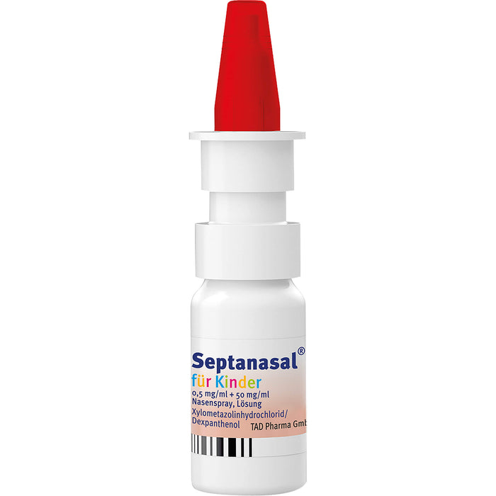 Septanasal® für Kinder 0,5 mg/ml + 50 mg/ml Nasenspray, Lösung, 10 ml Lösung