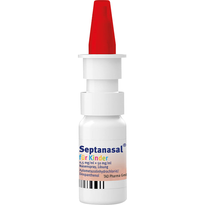 Septanasal  für Kinder 0,5 mg/ml + 50 mg/ml Nasenspray, Lösung, 10 ml Lösung
