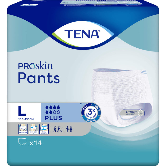 TENA Pants Plus L bei Inkontinenz, 4X14 St 