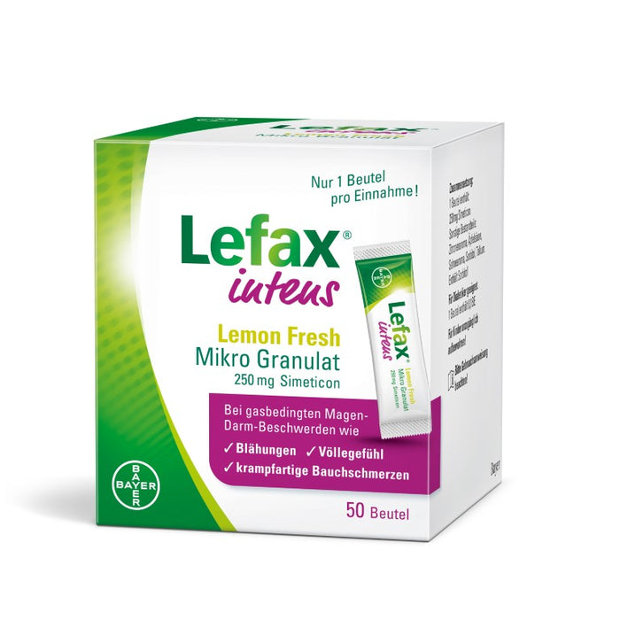 Lefax Intens Lem Fre 250mg, 50 St GRA
