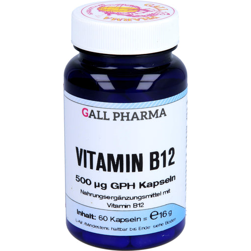 GALL PHARMA Vitamin B12 500 ug GPH Kapseln, 60 St. Kapseln
