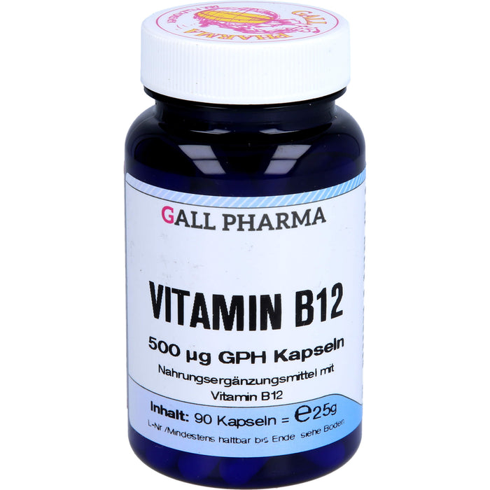 VITAMIN B12 500 ug GPH Kapseln, 90 St KAP