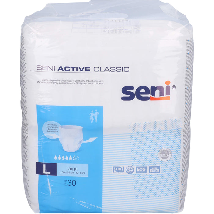 Seni Active Classic Large elastische Inkontinenzslips, 30 St. Slips