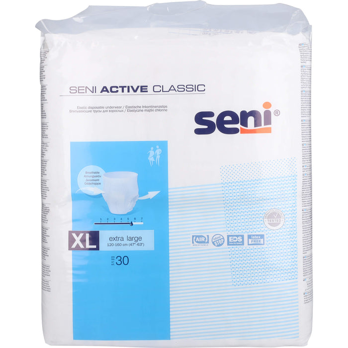 Seni Active Classic Extra Large elastische Inkontinenzslips, 30 St. Slips