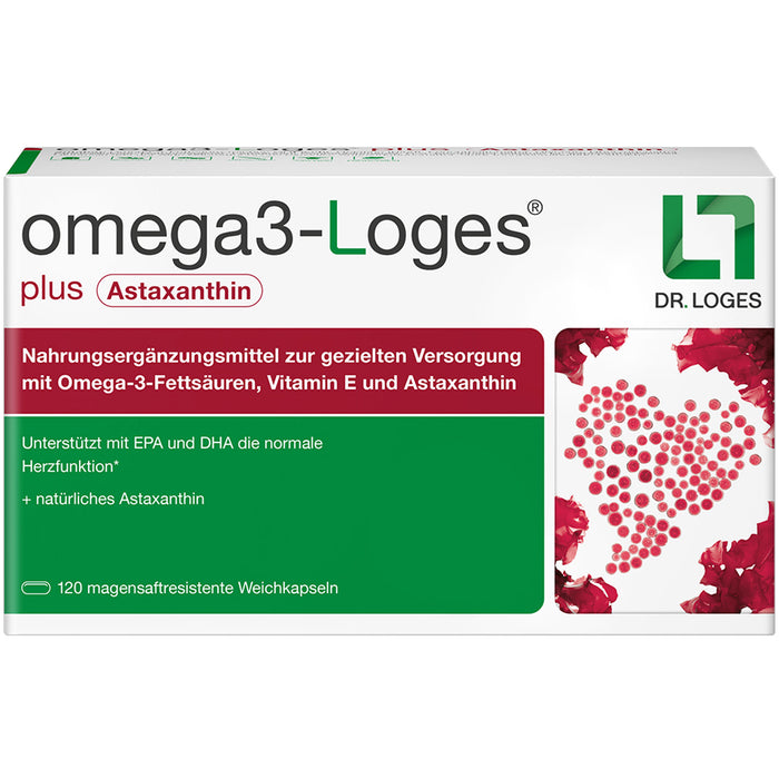 omega3-Loges plus Astaxanthin Kapseln, 120 St. Kapseln