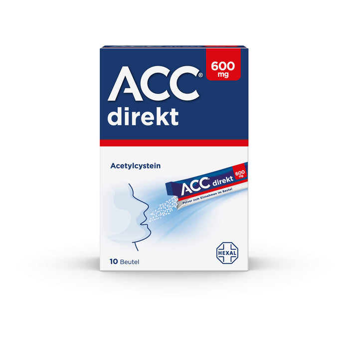ACC direkt 600 mg Pulver, 10 pcs. Sachets