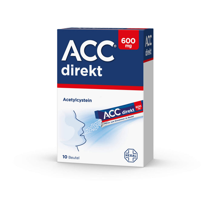 ACC direkt 600 mg Pulver, 10 pcs. Sachets