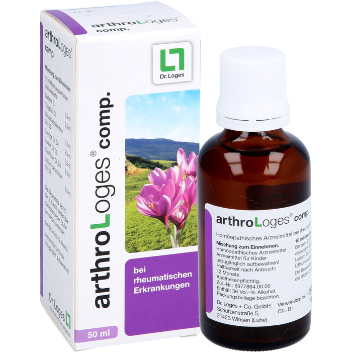 arthroLoges comp. Mischung bei rheumatischen Erkrankungen, 50 ml Solution