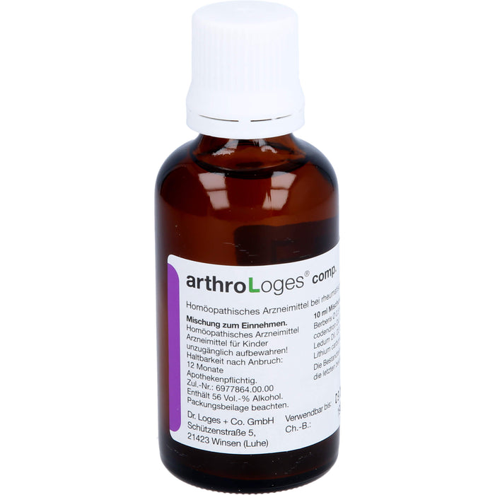 arthroLoges comp. Mischung bei rheumatischen Erkrankungen, 50 ml Solution