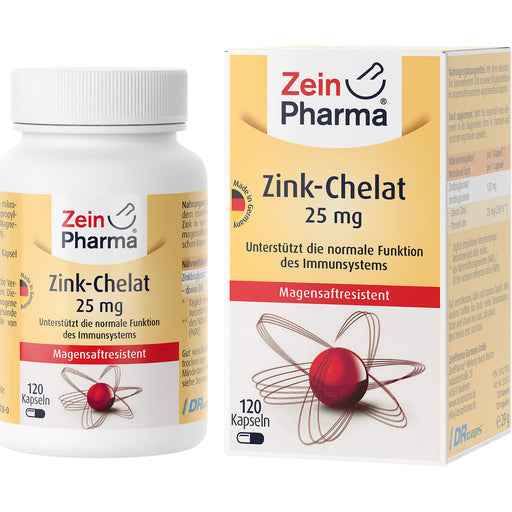 ZeinPharma Zink Glycinat 25 mg Kapseln, 120 St. Kapseln