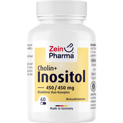 ZeinPharma Inositol 450 mg + Cholin 450 mg Kapseln, 60 St. Kapseln