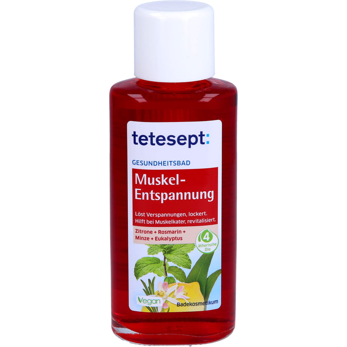 Tetesept Muskel-Entspannung Gesundheitsbad entspannt und revitalisiert, 125 ml Öl
