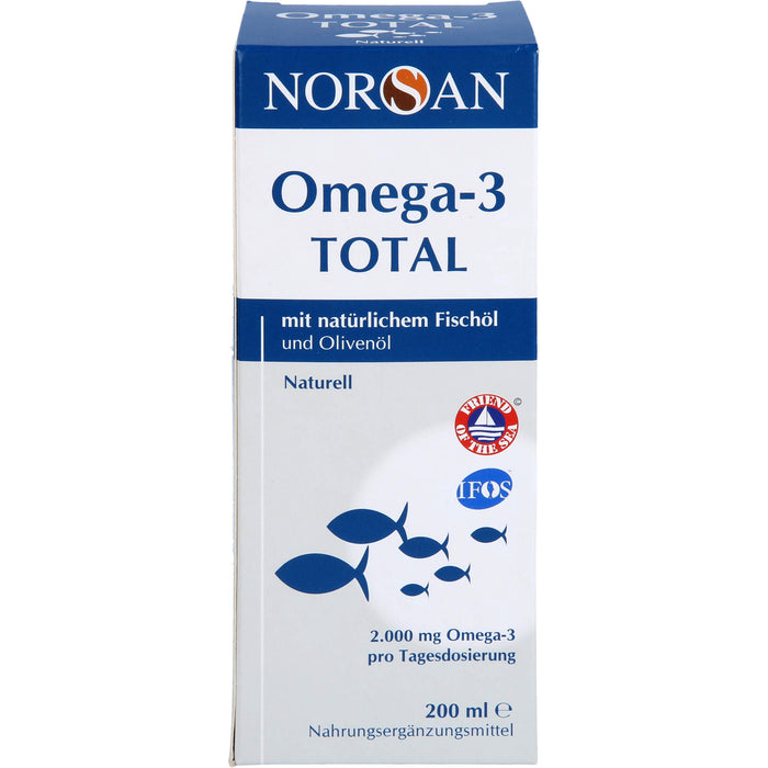 NORSAN Omega-3 Total Naturell Lösung, 200 ml Lösung