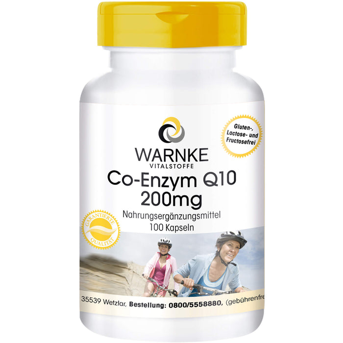 WARNKE Co-Enzym Q10 200 mg Kapseln, 100 St. Kapseln