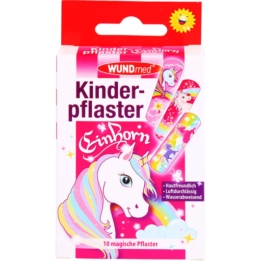 Kinderpflaster Einhorn - Dose, 10 St PFL
