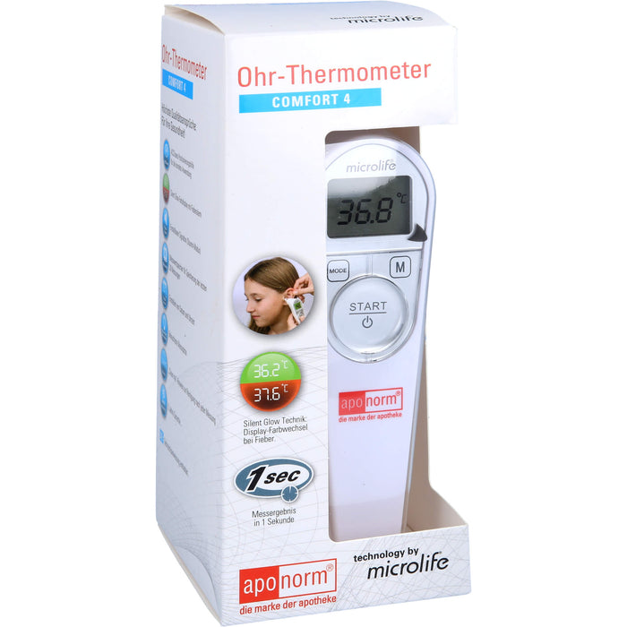 Aponorm Ohr-Fieberthermometer Comfort 4, 1 St. Fieberthermometer
