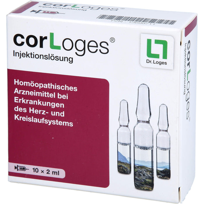 CorLoges Injektionslösung bei Erkrankungen des Herz- und Kreislaufsystems, 10 St. Ampullen