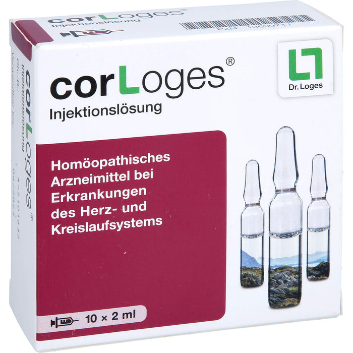CorLoges Injektionslösung bei Erkrankungen des Herz- und Kreislaufsystems, 10 St. Ampullen