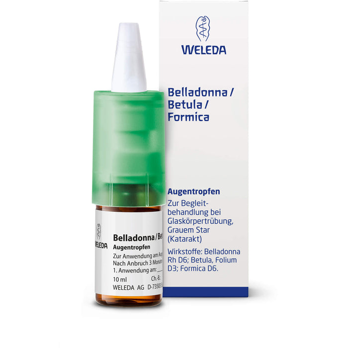 Belladonna/Betula/Formica WELEDA Augentr., 10 ml Lösung