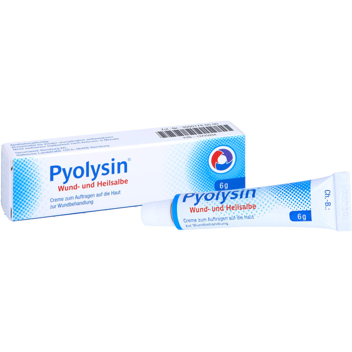 Pyolysin Wund- und Heilsalbe bei oberflächlichen Wunden, 6 g Salbe