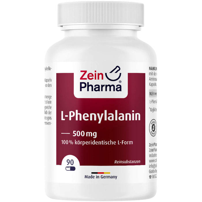 Zein Pharma L-Phenylalanin 500 mg Kapseln, 90 St. Kapseln
