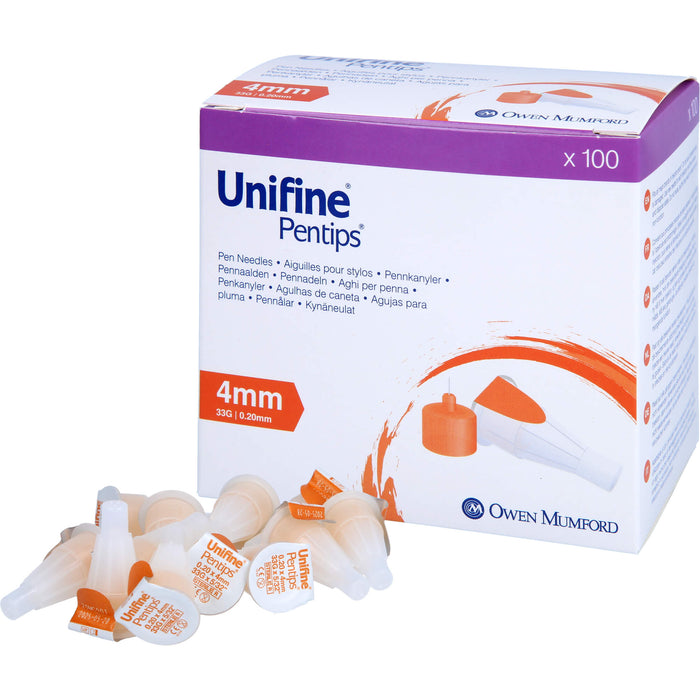 Unifine Pentips 4mm 33G, 100 St KAN