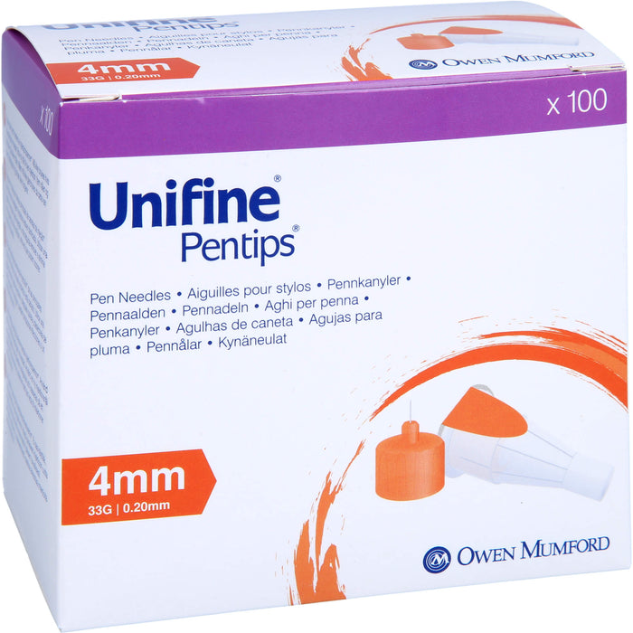 Unifine Pentips 4mm 33G, 100 St KAN