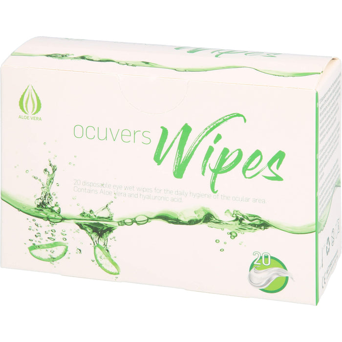 Ocuvers Wipes Lidrandpflege, 20 St. Tücher