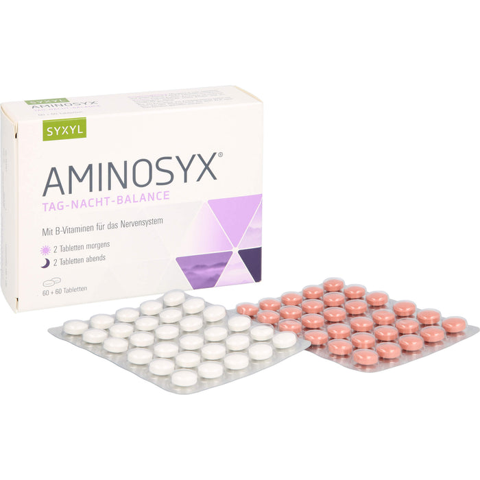 Aminosyx Syxyl Tag-Nacht-Balance mit B-Vitaminen für das Nervensystem, 120 St. Tabletten