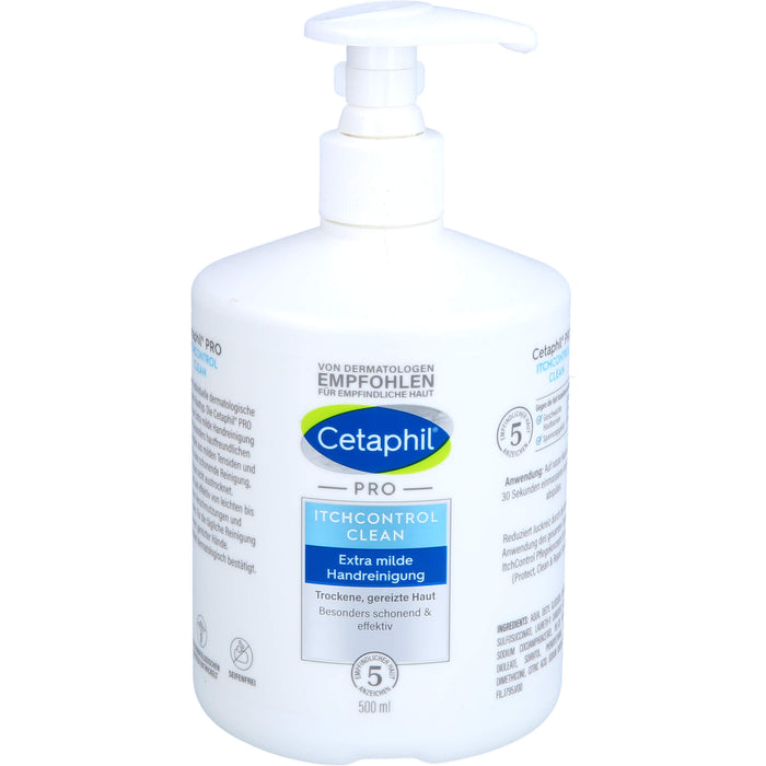 Cetaphil Pro Itch Control Clean extra milde Handreinigung für strapazierte Hände, 500 ml Creme