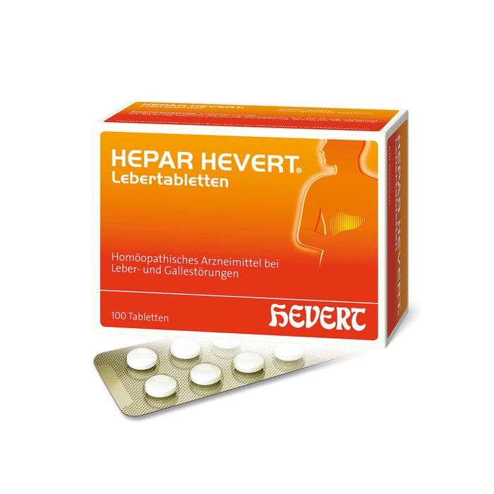 Hepar Hevert Lebertabletten, 100 St. Tabletten