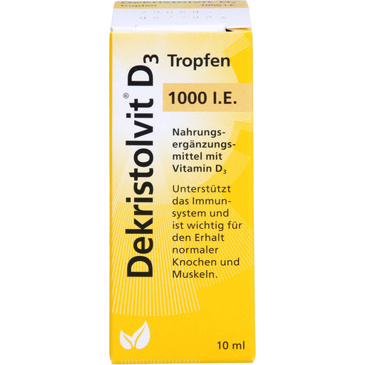 Dekristolvit D3 Tropfen 1000 I.E., 10 ml Lösung
