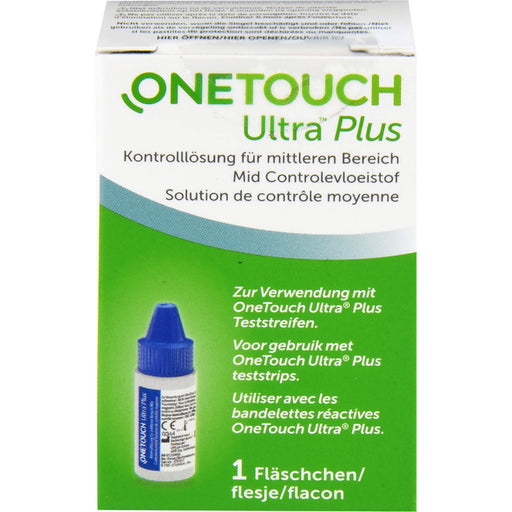 One Touch Ultra Plus Kontrolllösung für mittleren Bereich, 3.8 ml Lösung