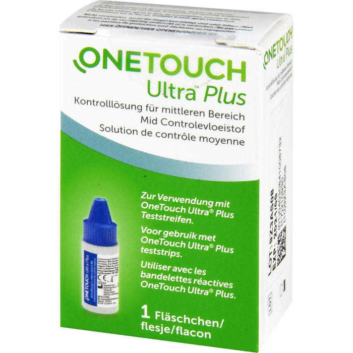 One Touch Ultra Plus Kontrolllösung für mittleren Bereich, 3.8 ml Lösung
