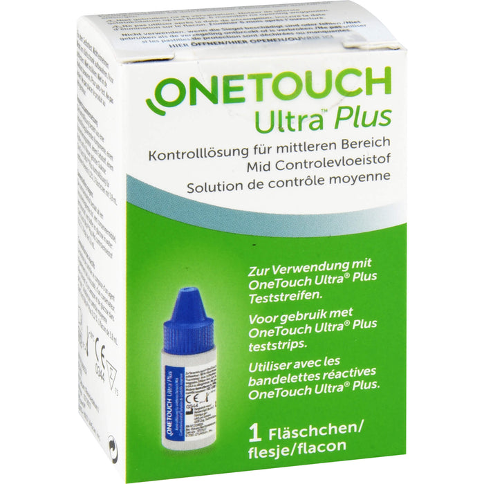 One Touch Ultra Plus Kontrolllösung für mittleren Bereich, 3.8 ml Lösung