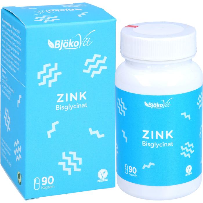 BjökoVit Zink Bisglycinat 25 mg Kapseln, 90 St. Kapseln