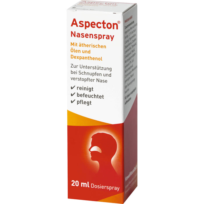 Aspecton Nasenspray mit ätherischen Ölen und Dexpanthenol, 20 ml Solution