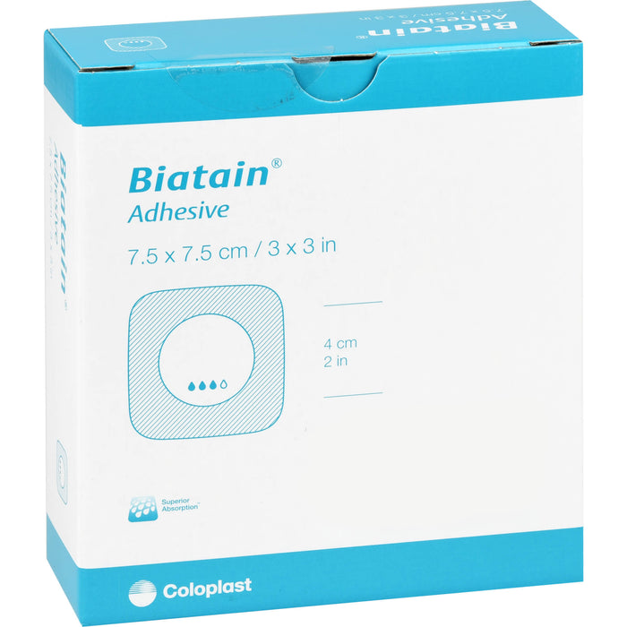 Biatain Schaumverband 7,5 x 7,5 cm selbsthaftend, 10 St. Verband