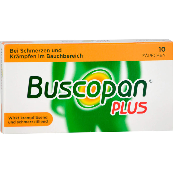 Buscopan plus Zäpfchen Reimport Kohlpharma, 10 pcs. Suppositories
