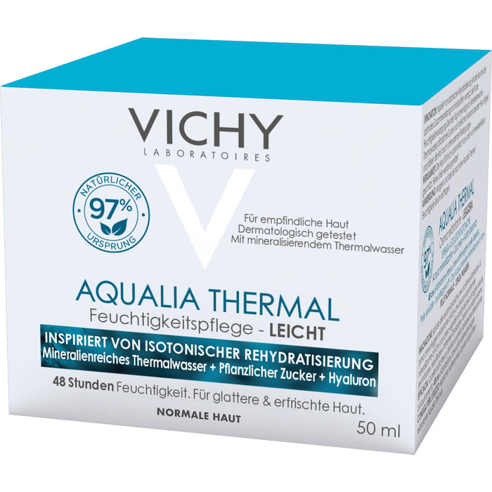 VICHY Aqualia Thermal leichte Feuchtigkeitspflege, 50 ml Creme