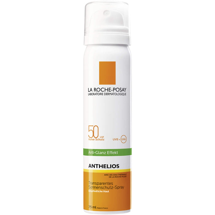 La Roche-Posay Anthelios transparentes Spray fürs Gesicht LSF 50 Aerosol, 75 ml Lösung