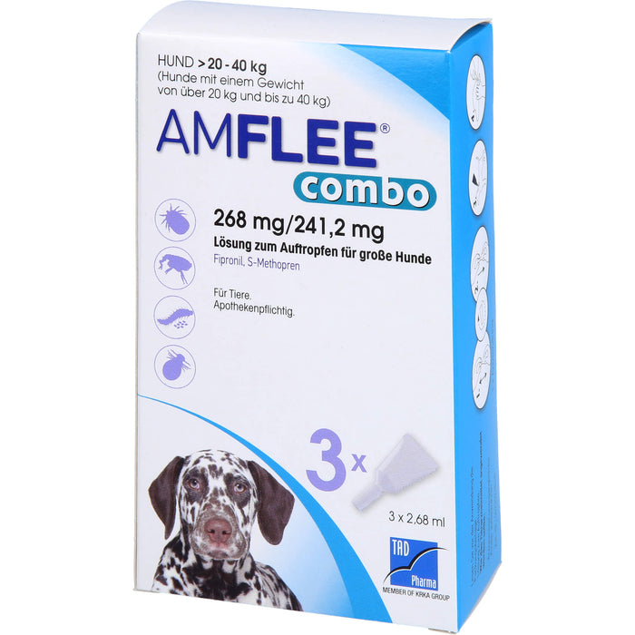 Amflee Combo Hund 20-40kg, 3 St LOE