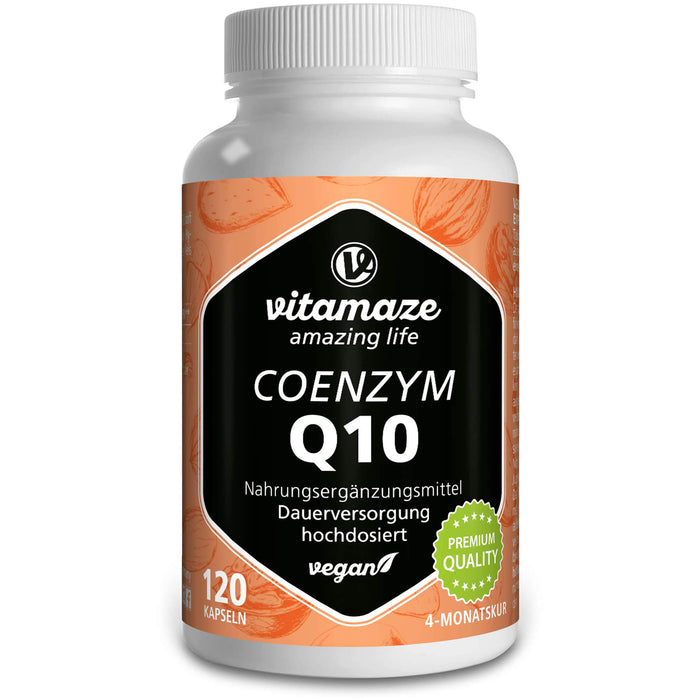 vitamaze Coenzym Q10 vegan Kapseln, 120 St. Kapseln