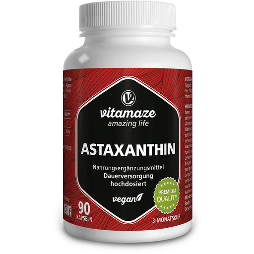 Vitamaze Astaxanthin 4 mg vegan Kapseln, 90 St. Kapseln